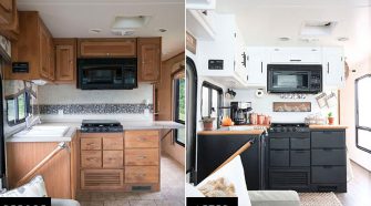 RVObsession.com - RV Renovations | Motorhome Renovations - when you need some inspiration for your travel trailer renovations. Mountain Modern Life.