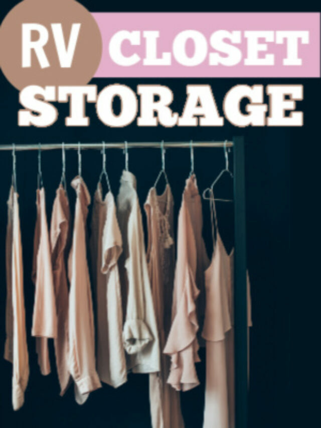 Fantastic storage ideas for RV closets