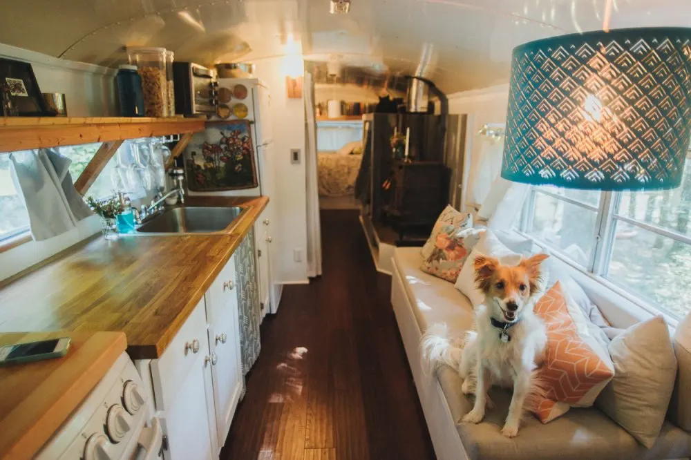 School bus conversions - when they're done right, they can look oh-so-right! These school bus conversions have taken what is often old, rickety and very much used, and turned it into a beautiful, comfortable and quite large (!) home on wheels.