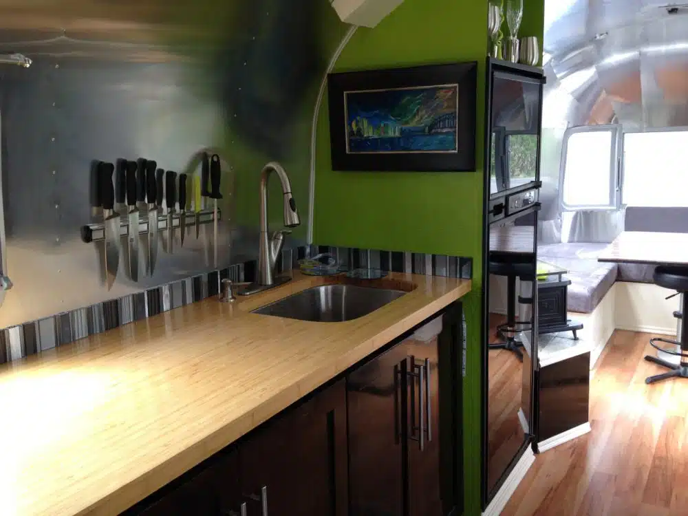 Airstream Renovations - Renovating a used airstream delivers that perfect RV that has all the features that are most important to you. With some design flair, these homes on wheels are both beautiful and functional.