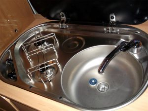 RV Kitchen Sinks - when the burners are included in the sink area. Do these set-ups actually work?