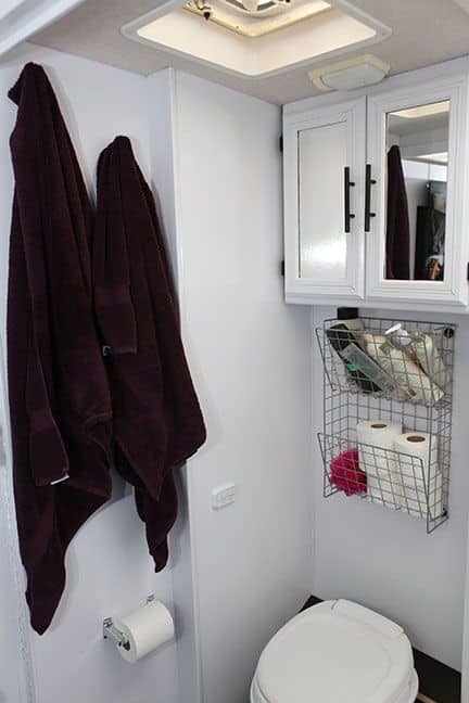 Rv Small Bathroom Storage Ideas Rv Obsession