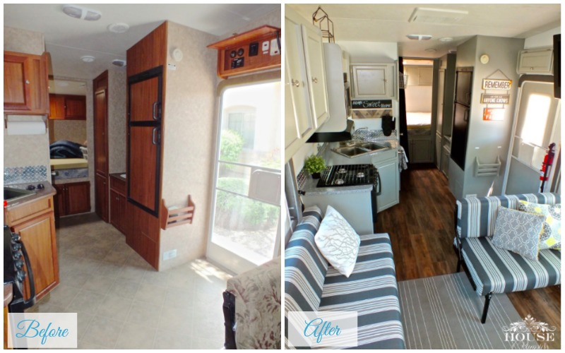 Travel Trailer Renovations - when you need some inspiration for your travel trailer renovations. House of Rumours