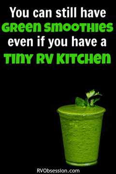 Just because you live on the road doesn't mean you can't have the best small kitchen appliances for your RV. never fear, you can still have your daily green smoothie!