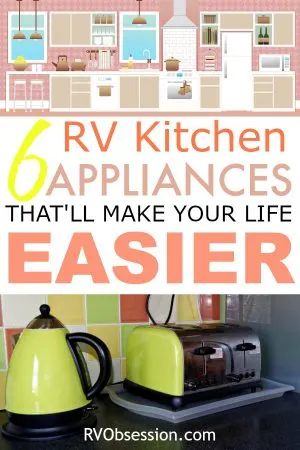 If you're looking for the best small kitchen appliances that will fit nicely into your tiny RV kitchen then click here for a few ideas of what might work for you.