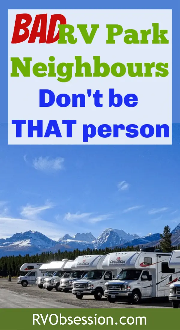 RV Campground Etiquette How to be a good RV park neighbor RV Obsession
