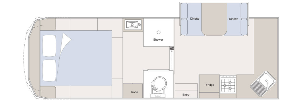 Sunliner Northshore Fifth Wheel layout