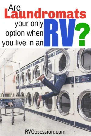 RV Laundry - we do all our laundry at a laundromat. But it's not the only option you have when you live in an RV. In this post we have a look at everything from hand washing right through to an awesome RV washer dryer combo. We have a look at them all so that you can decide what will work best for you. #RVlaundry