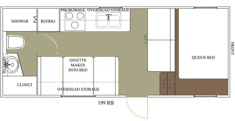 Allen Camper fifth wheel floor plan