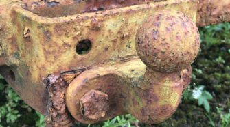rusty trailer hitch