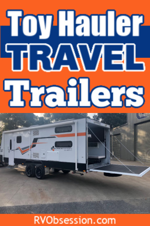 toy hauler travel trailers