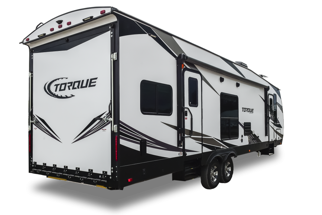 Toy hauler travel trailers | RV Obsession Heartland Torque 281 Toy Hauler Travel Trailer