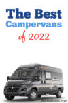 Grey campervan with words above it that reads; The best campervans of 2022.