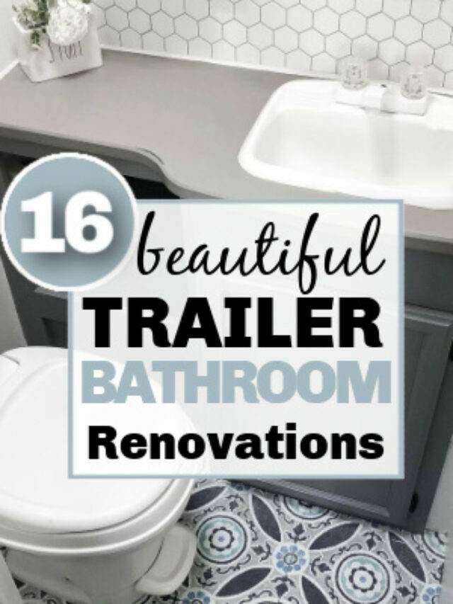 Travel trailer bathroom remodel ideas
