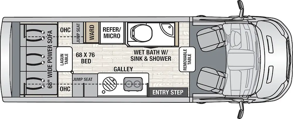 2023 sprinter travel trailer floor plans