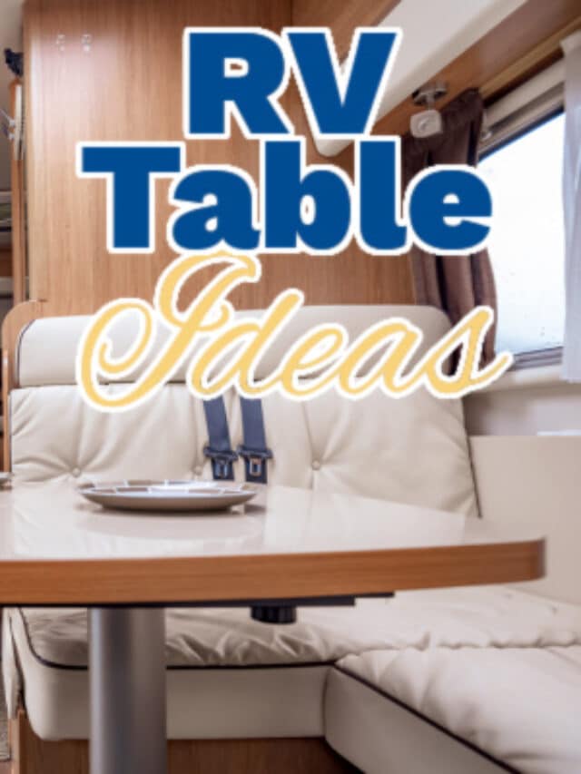 RV Table Ideas RV Obsession
