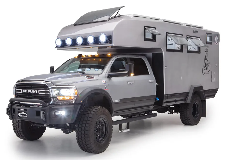 Exterior photo of the Global Expedition Vehicles Adventure RV.