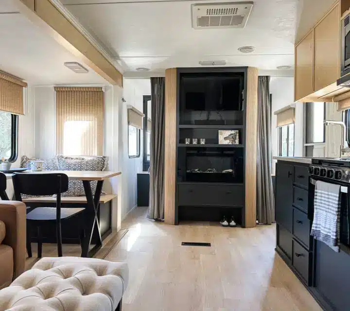 RV renovated by RVingDogsAndWine